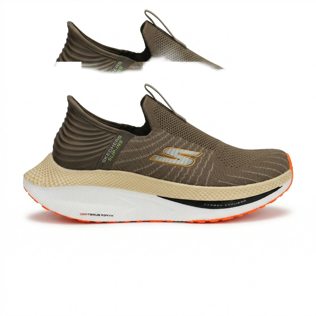 Skechers Hyper Burst Pro – Hands Free Slip-ins Comfort Runner ( KHAKI )