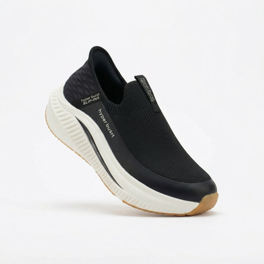 Max Cushion ( 0281 ) ( BLACK ) HyperBurst Slip-On Sneakers - Premium