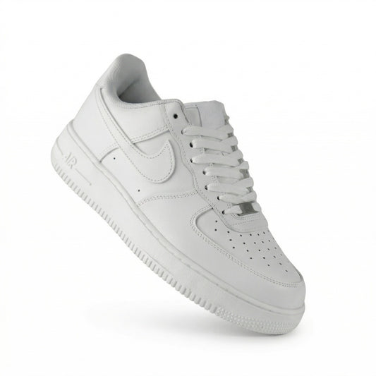 Air Force 1 Premium Shoes - All White Classic Sneakers