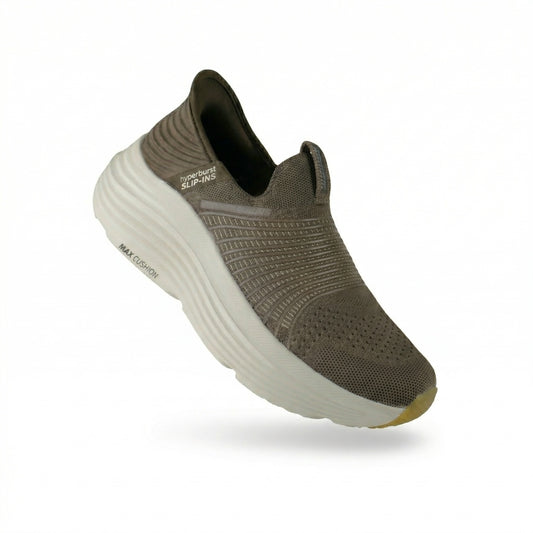 Max Cushion ( 0252 ) ( BROWN )HyperBurst Slip-On Sneakers - Premium