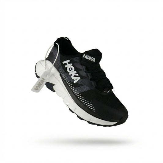 HOKA Black Running Shoes with White Cushion Sole (Sizes 41–45)