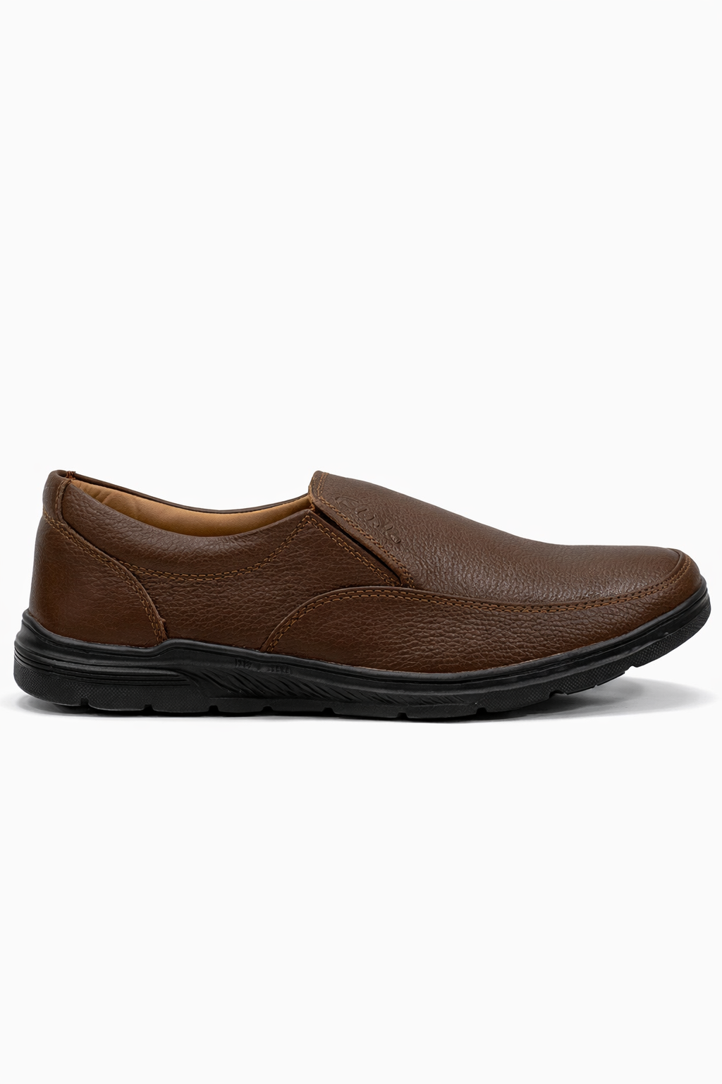 Ecco 2027 – 100% Cow Leather Premium Shoes (Brown)