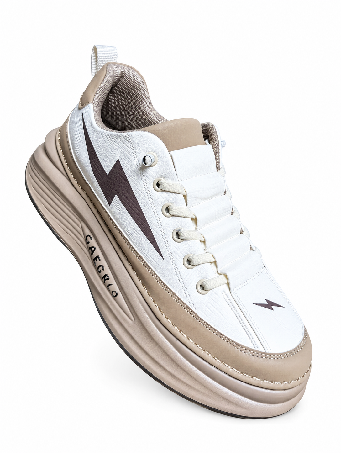 Gaegrlo Flash Unisex Premium Sneakers White