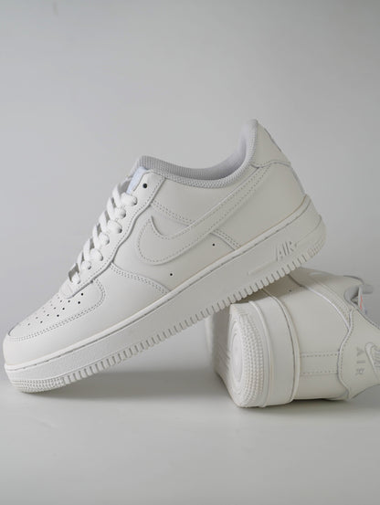 Nike Air Force 1 Premium Replica Shoes - All White Classic Sneakers