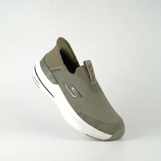 Skechers Performance Slip-Ins Premium Replica Shoes – Hands Free Comfort Sneakers (Khaki)