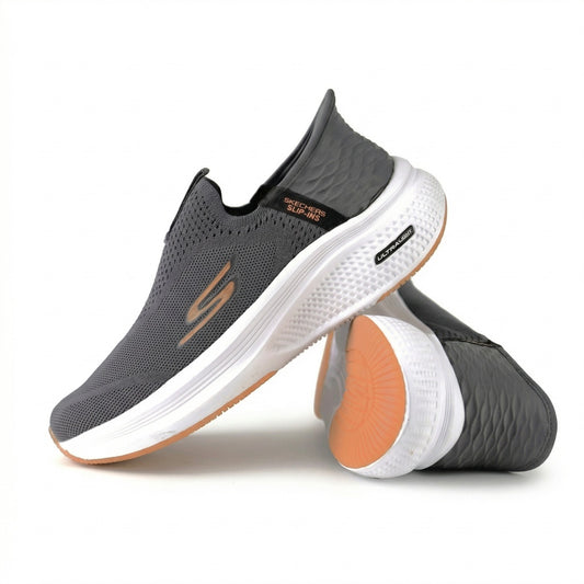 Slip-Ins Premium Shoes – Ultra Comfort Slip-On Sneakers (Grey)