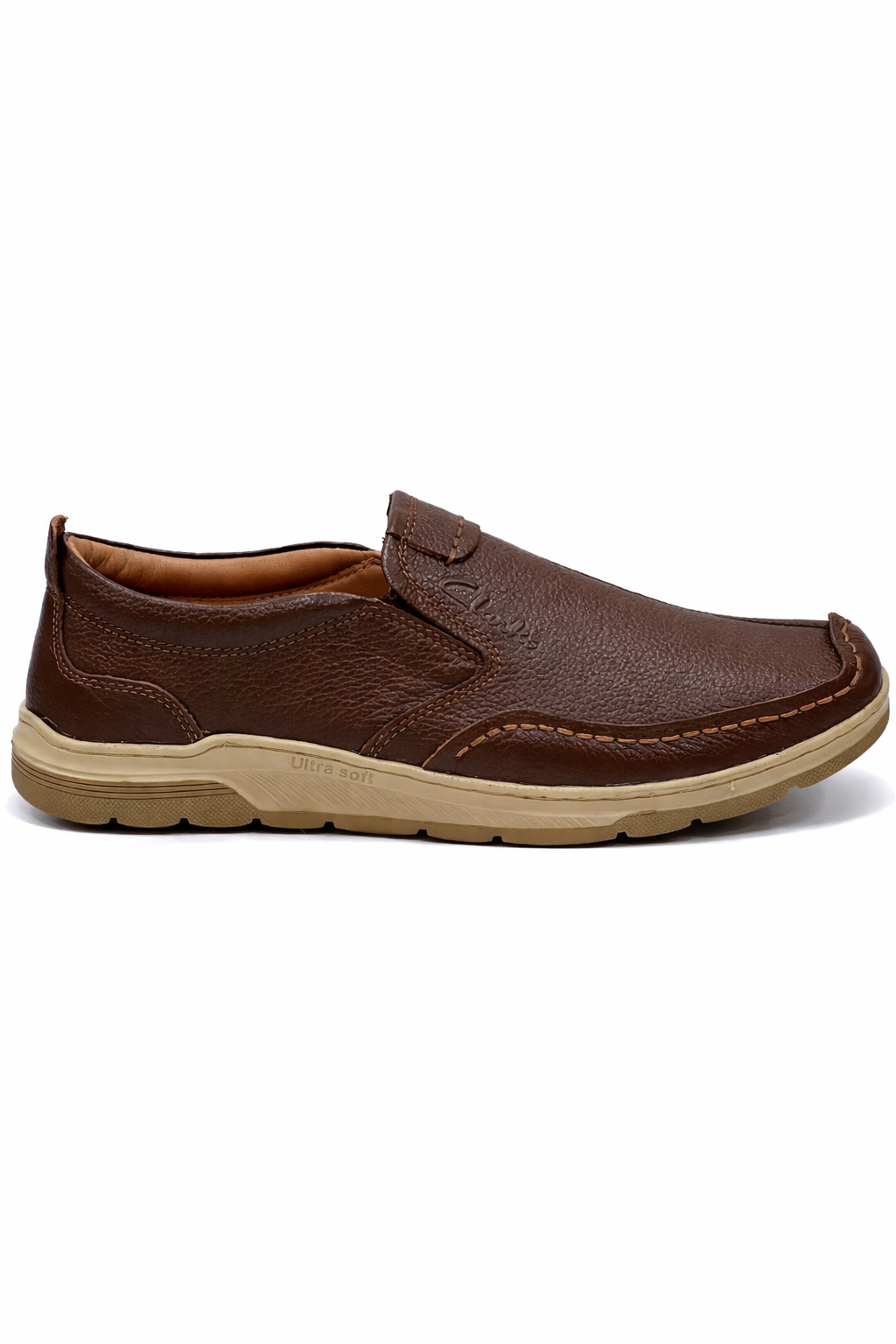 Cow Leather Formal Shoes (Design 2078) - Premium Comfort & Classic Style (Brown)