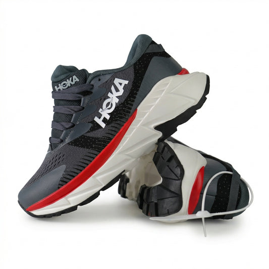 HOKA All Black Running Shoes with Black Cushion Sole (Sizes 41–45)