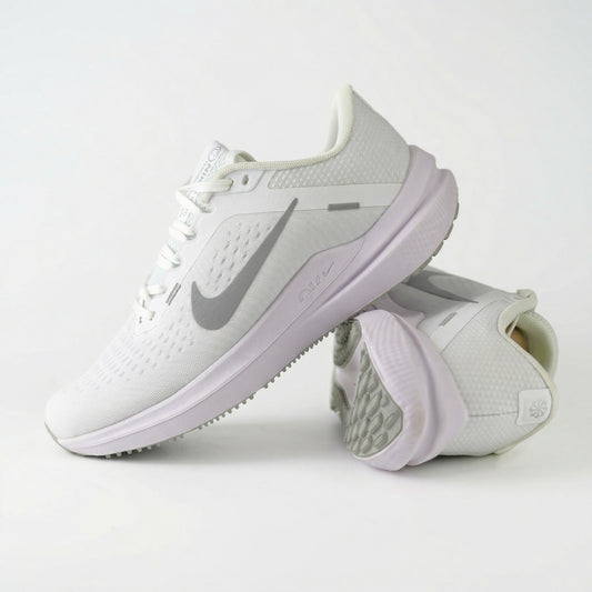 Zoom Running Premium Shoes – Lightweight Sports Sneakers (White)