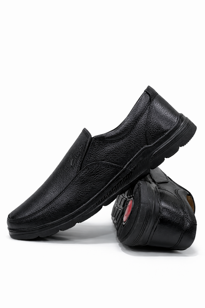 Ecco 2027 – 100% Cow Leather Premium Shoes (Black)