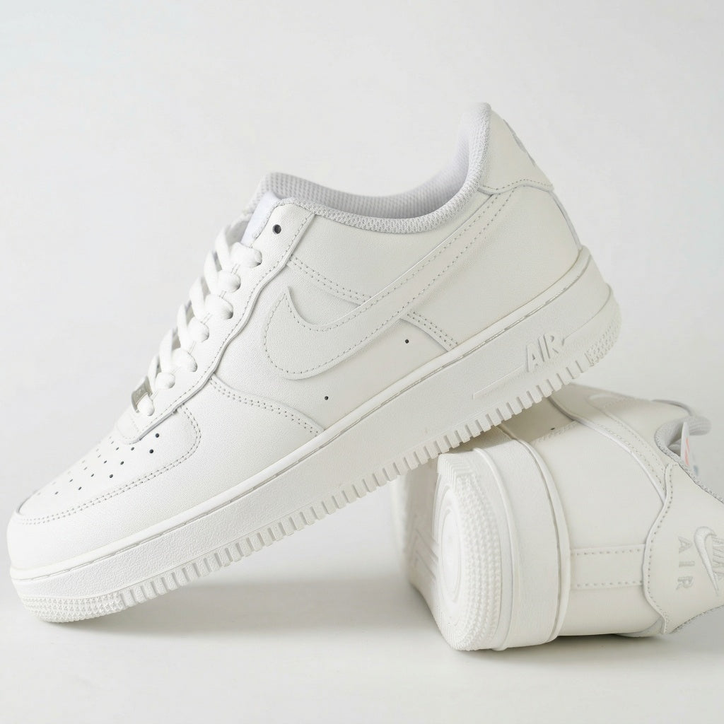 Nike Air Force 1 Premium Replica Shoes - All White Classic Sneakers