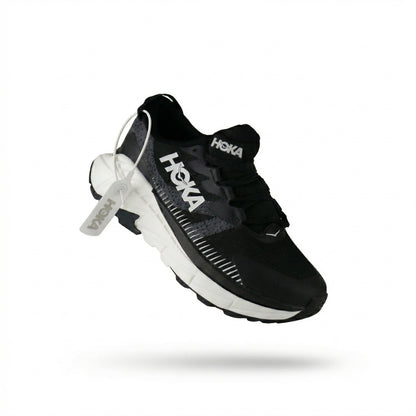 HOKA Black Running Shoes with White Cushion Sole (Sizes 41–45)