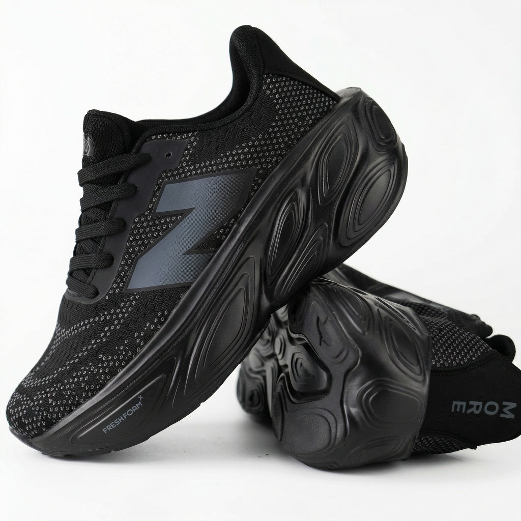 New Balance Fresh Foam Premium Replica Shoes - Ultra Comfort Running Sneakers (Black)