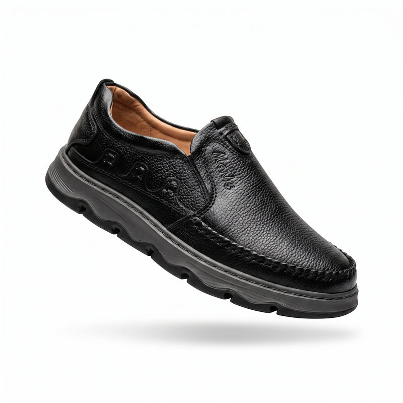 Premium Men’s Casual Shoes SOLES E-55 ( BLACK )