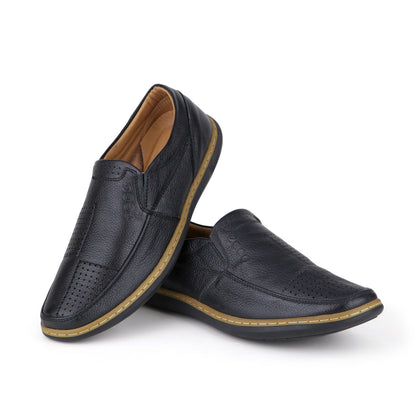 Premium Men’s Casual Shoes SOLES E-36 ( BLACK )