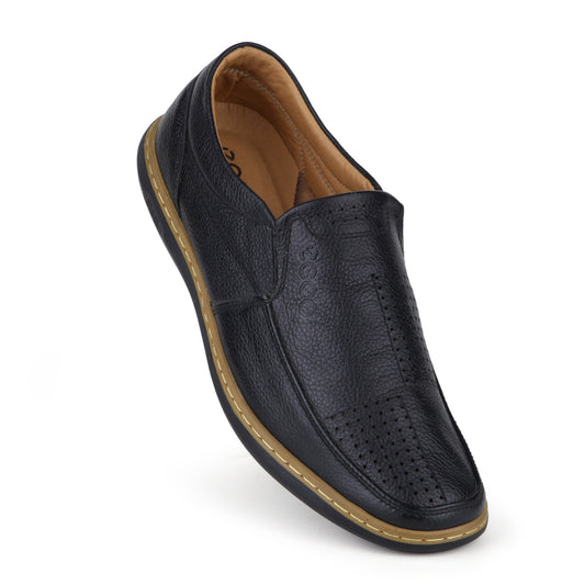 Premium Men’s Casual Shoes SOLES E-36 ( BLACK )