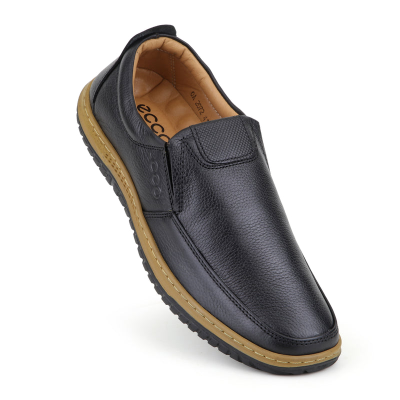 Premium Men’s Casual Shoes SOLES E-72 ( BLACK )