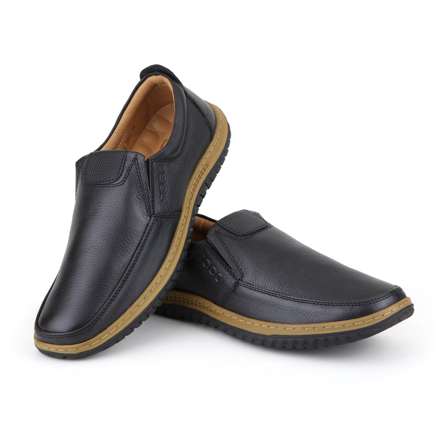 Premium Men’s Casual Shoes SOLES E-72 ( BLACK )