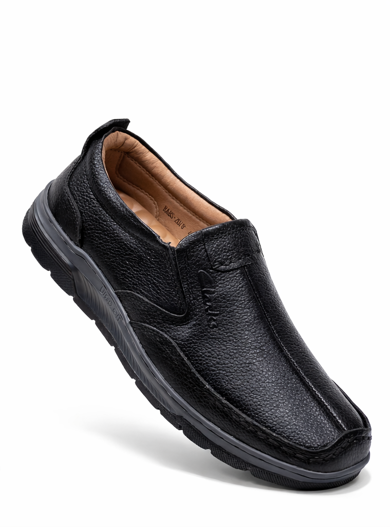 Cow Leather Formal Shoes (Design 2078) - Premium Comfort & Classic Style (Black)