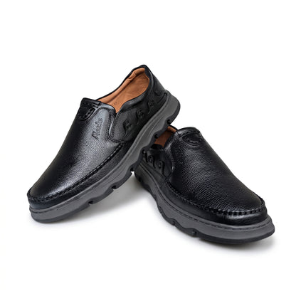 Premium Men’s Casual Shoes SOLES E-55 ( BLACK )