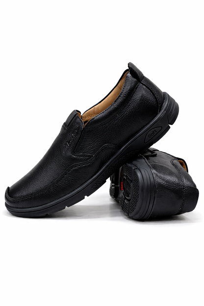 Ecco 2079 - Premium Cow Leather Slip-On Shoes (Black)