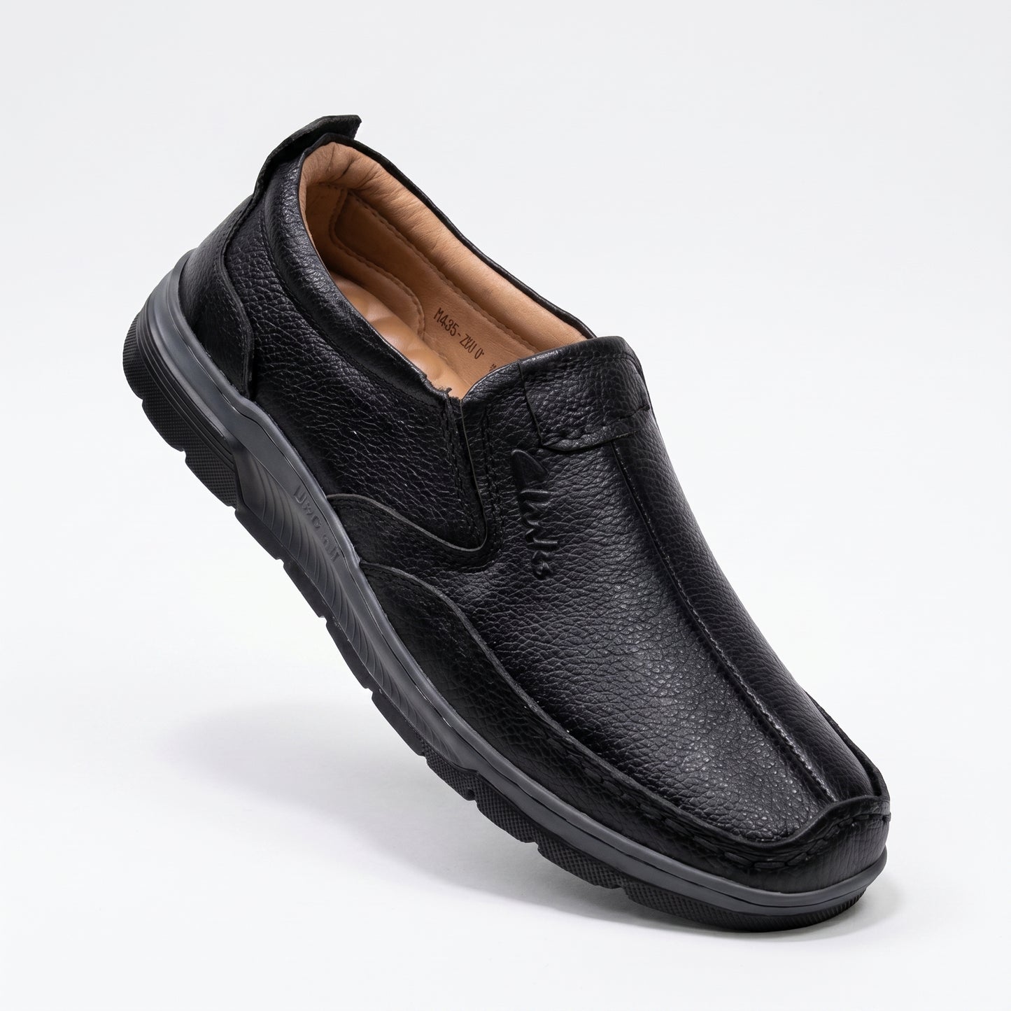 Soles 2078 Cow Leather Formal Shoes - Premium Comfort & Classic Style (Black)