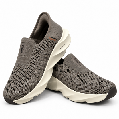 Marks Knit Slip-In Comfort Sneakers ( COFFEE BROWN )