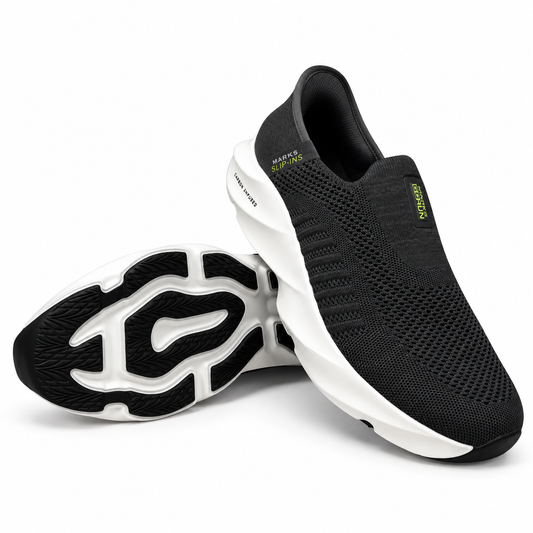 Marks Knit Slip-In Comfort Sneakers ( D.GREY )