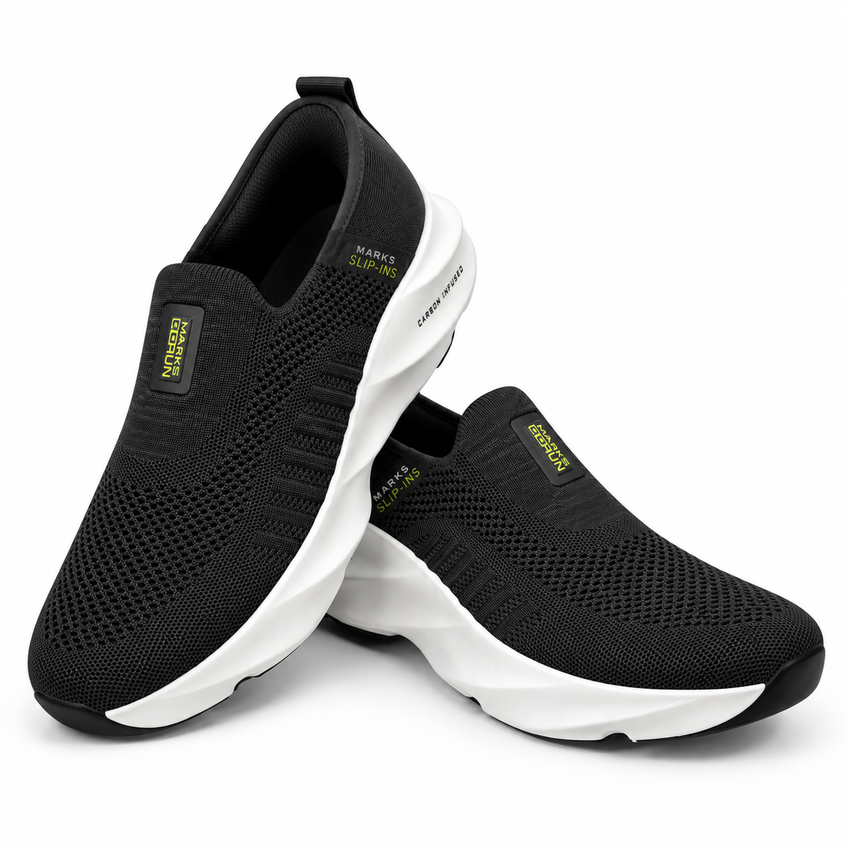 Marks Knit Slip-In Comfort Sneakers ( D.GREY )