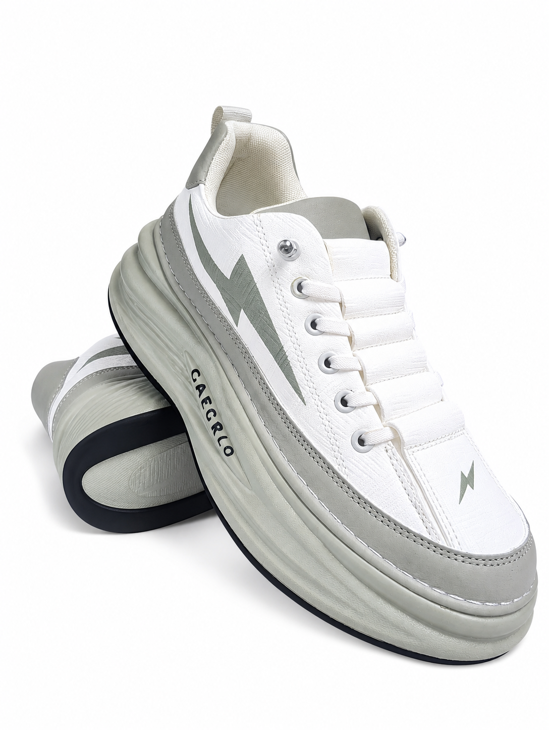 Gaegrlo Flash Unisex Premium Sneakers White