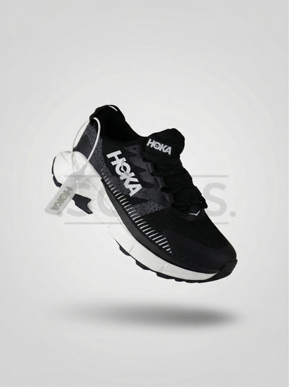 HOKA Black Running Shoes with White Cushion Sole (Sizes 41–45)