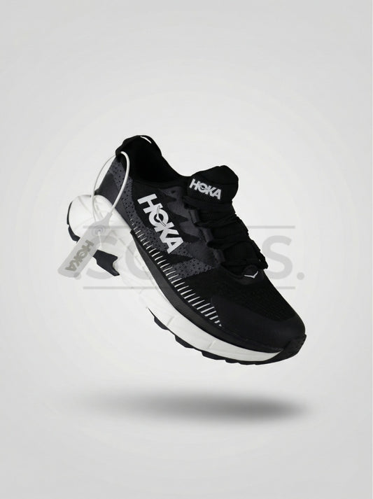 HOKA Black Running Shoes with White Cushion Sole (Sizes 41–45)