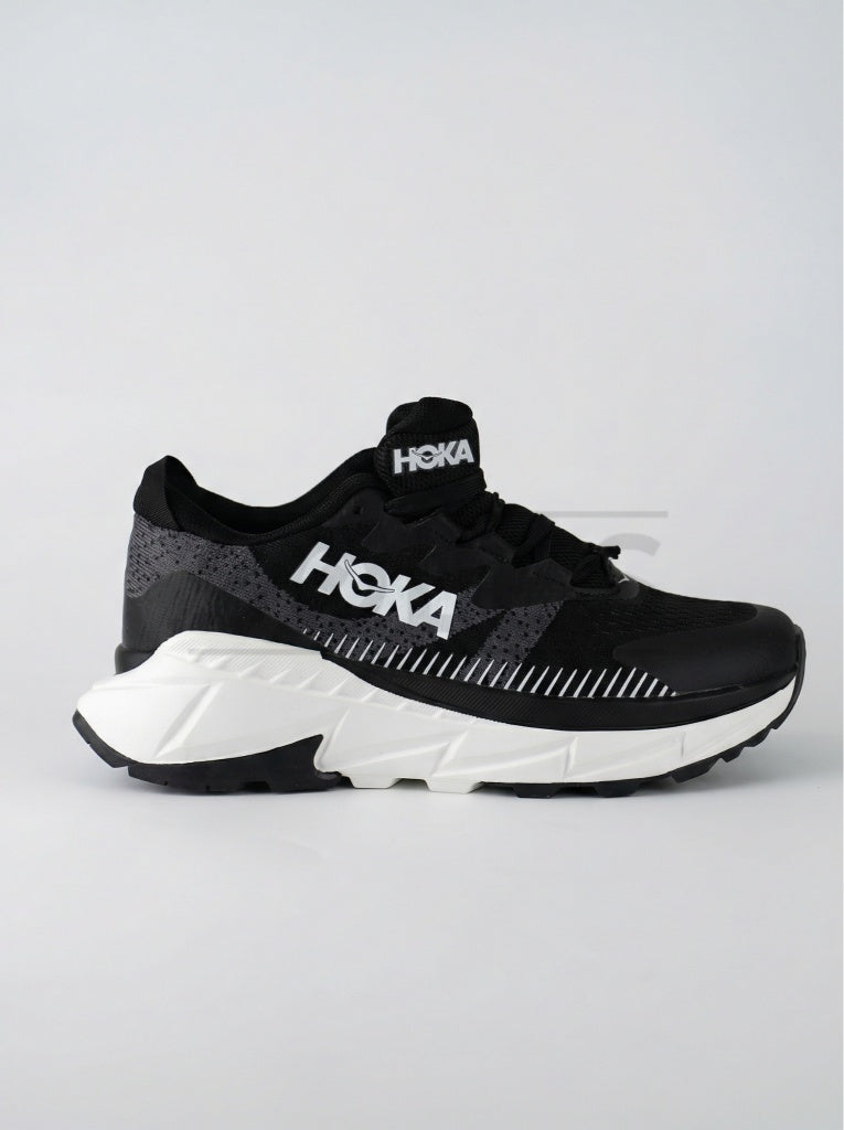HOKA Black Running Shoes with White Cushion Sole (Sizes 41–45)