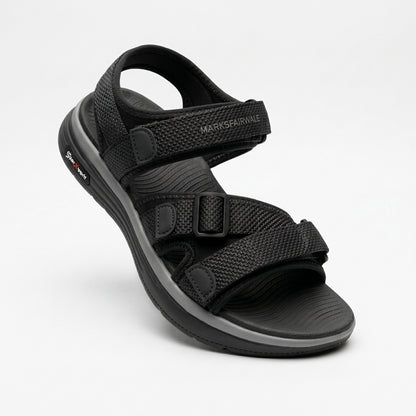 Men’s Premium Comfort Sandals ( Black ) – Stylish, Adjustable & Durable