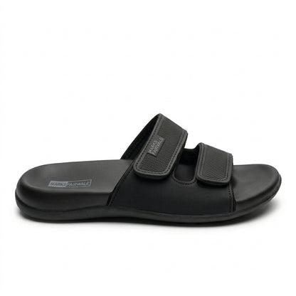 Men’s Premium Adjustable Comfort Sandals ( BLACK ) – MARKSFAIRWALE