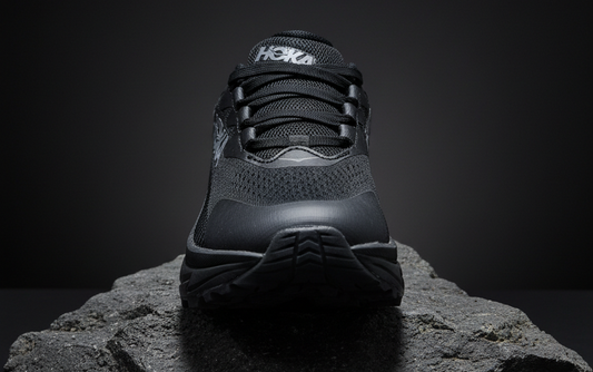 HOKA (All Black) Running Shoes with Black Cushion Sole (Sizes 41–45)