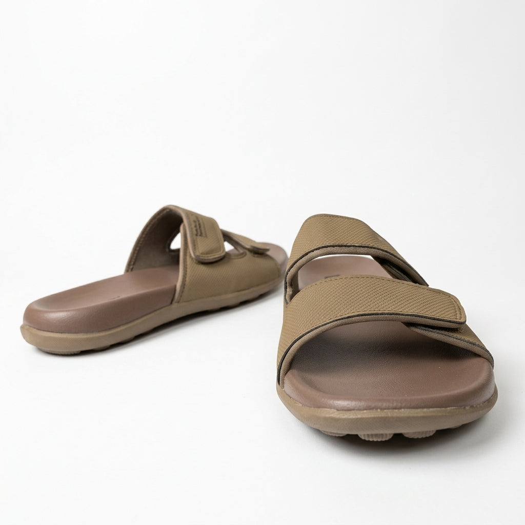 Men’s Premium Adjustable Comfort Sandals ( BROWN ) – MARKSFAIRWALE