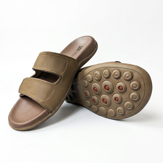 Men’s Premium Adjustable Comfort Sandals ( BROWN ) – MARKSFAIRWALE