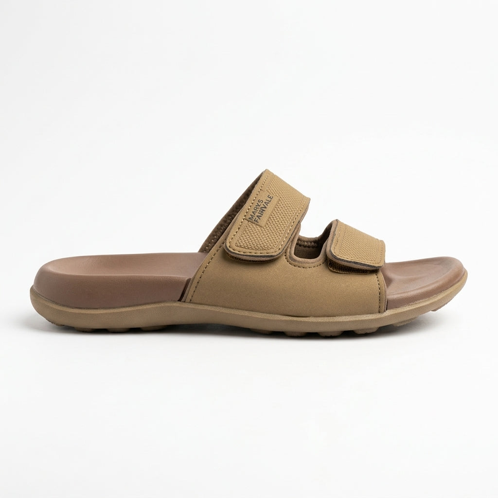 Men’s Premium Adjustable Comfort Sandals ( BROWN ) – MARKSFAIRWALE