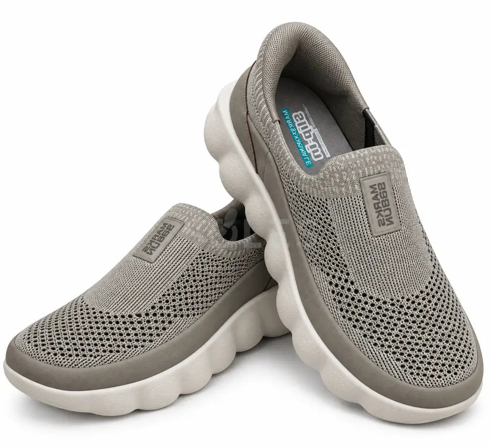 SOLES M-935 camel men's breathable mesh slip-on walking shoe, photo 3 of 4