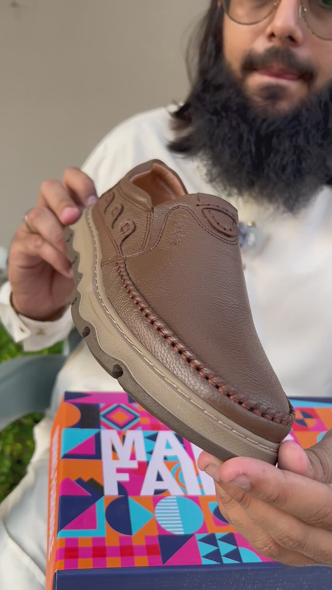 SOLES E-55 mustard tan leather casual slip-on shoes for men video